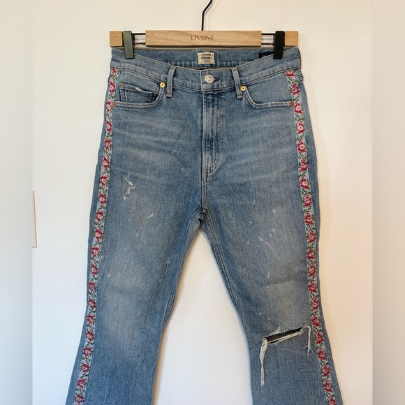 Citizens if Humanity Demy cropped flare jeans , sz : 28 - Picture 5 of 13